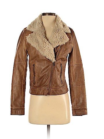 Blu Pepper Faux Leather Jacket (view 1)