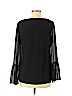 Banana Republic 100% Polyester Black Long Sleeve Blouse Size M - photo 2