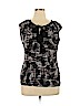 Alfani Black Short Sleeve Top Size XL - photo 1