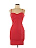 H&M 100% Polyester Red Cocktail Dress Size 8 - photo 1