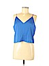 Express 100% Polyester Blue Sleeveless Blouse Size M - photo 1