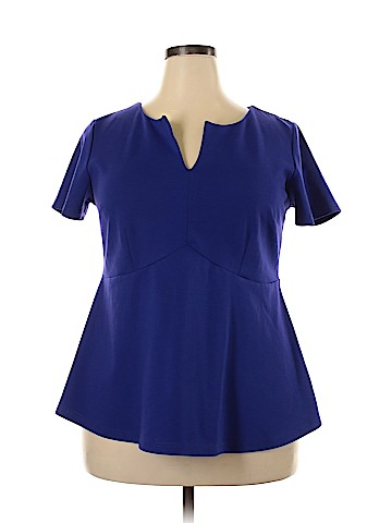 ELOQUII Short Sleeve Top (view 1)