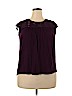 Merona 100% Rayon Purple Short Sleeve Top Size XXL - photo 1