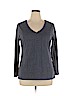 Old Navy Blue Long Sleeve T-Shirt Size XL (petite) - photo 1