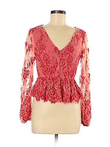 Topshop Long Sleeve Blouse (view 1)