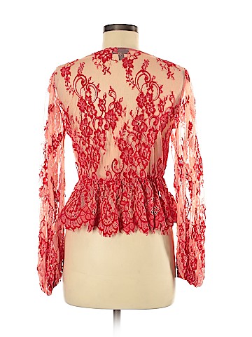 Topshop Long Sleeve Blouse (view 2)