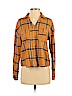 C&C California Orange Long Sleeve Button-Down Shirt Size S - photo 1