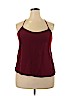 No Boundaries 100% Rayon Burgundy Sleeveless Top Size XL - photo 1