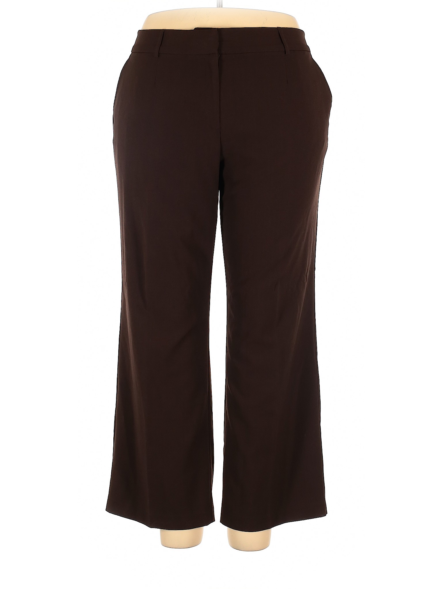 Briggs Women Brown Dress Pants 18 Plus | eBay