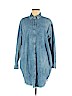Topshop 100% Cotton Blue Casual Dress Size 6 - photo 1
