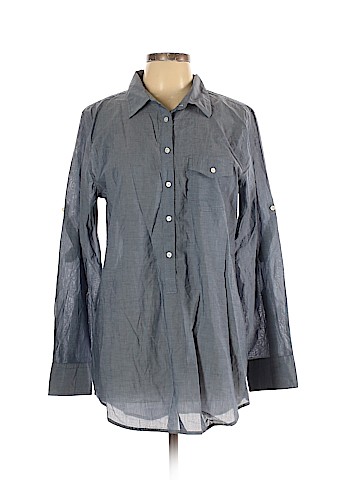 J. Crew Factory Store Long Sleeve Button-Down Shirt (view 1)