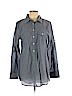 J. Crew Factory Store 100% Cotton Blue Long Sleeve Button-Down Shirt Size L - photo 1