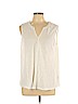 Old Navy White Sleeveless T-Shirt Size L - photo 1
