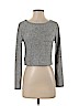 Unbranded Gray Long Sleeve Top Size S - photo 1
