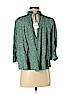 Free People 100% Rayon Green 3/4 Sleeve Blouse Size XS - photo 2