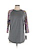 Lularoe Gray 3/4 Sleeve T-Shirt Size L - photo 1