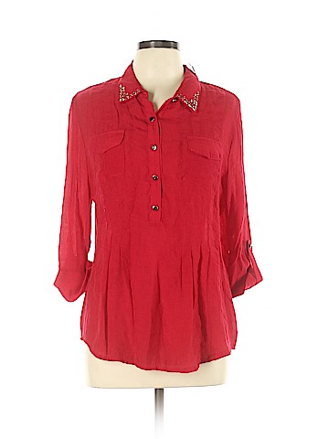 New Directions 3/4 Sleeve Blouse (view 1)