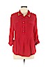 New Directions Red 3/4 Sleeve Blouse Size L - photo 1