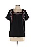 Old Navy 100% Cotton Black Short Sleeve Top Size L - photo 1