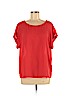 Forever 21 Red Short Sleeve Blouse Size M - photo 1