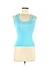 Lillie Rubin Blue Sleeveless Top Size S - photo 1