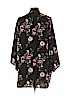 Pink Rose 100% Polyester Black Kimono Size L - photo 2