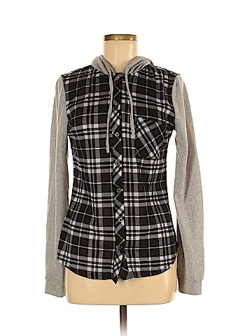 Polly & Esther Long Sleeve Button-Down Shirt (view 1)