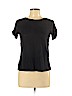 Ann Taylor LOFT 100% Linen Black Short Sleeve Top Size L - photo 1
