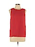 Forever 21 Contemporary 100% Polyester Red Sleeveless Blouse Size M - photo 1