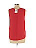 Forever 21 Contemporary 100% Polyester Red Sleeveless Blouse Size M - photo 2