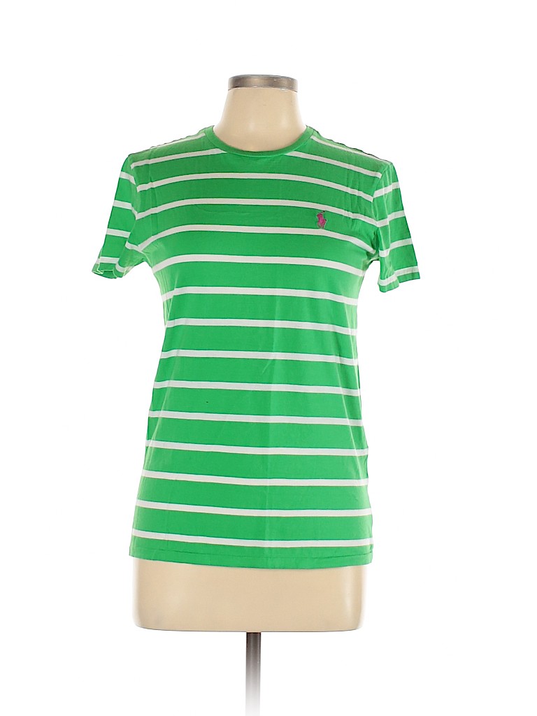 Ralph Lauren Sport 100% Pima Cotton Green Short Sleeve T-Shirt Size L - photo 1
