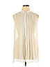 Banana Republic Ivory Sleeveless Blouse Size XL - photo 1