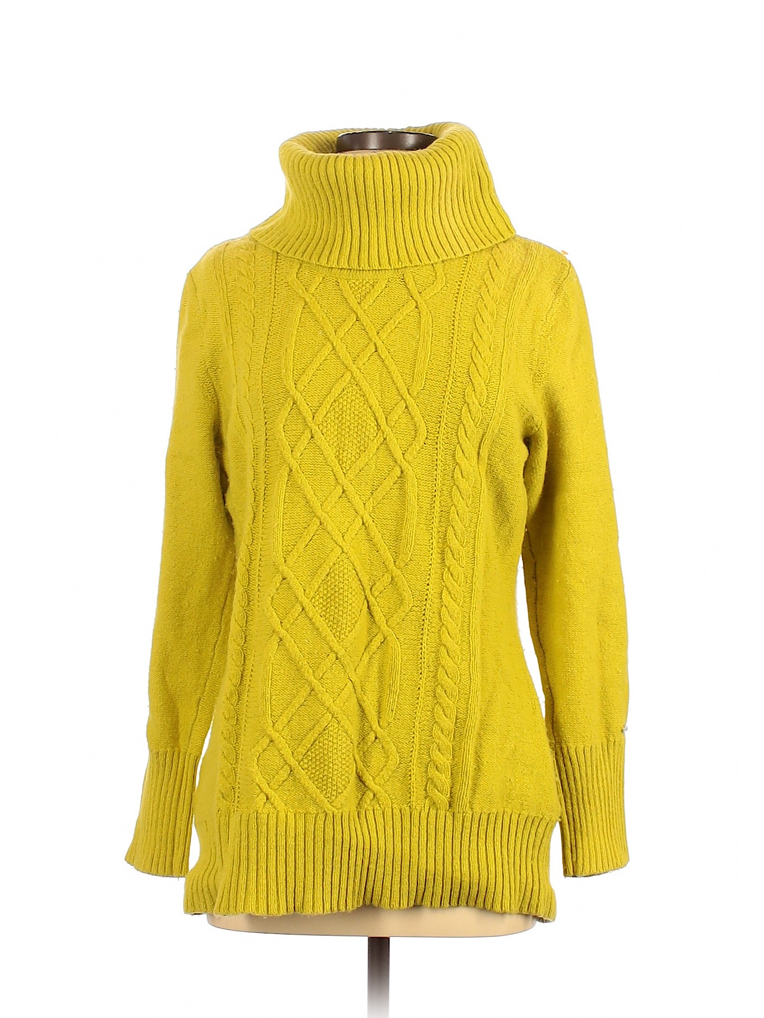 Cabela's Women Yellow Turtleneck Sweater L | eBay