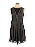 Express 100% Polyester Black Cocktail Dress Size 10 - photo 1