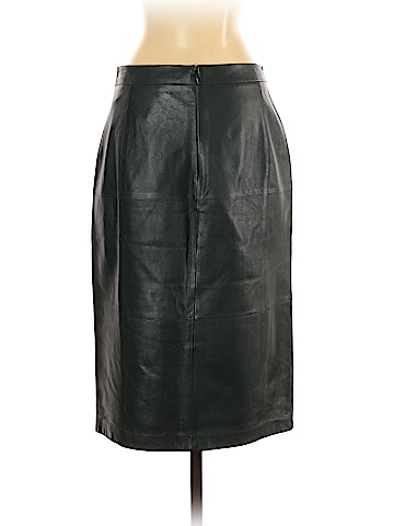 White House Black Market Leather Skirt (view 2)