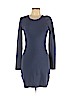 Elizabeth and James Blue Casual Dress Size L - photo 1