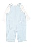 Janie and Jack 100% Cotton Solid White Long Sleeve Onesie Size 3-6 mo - photo 2