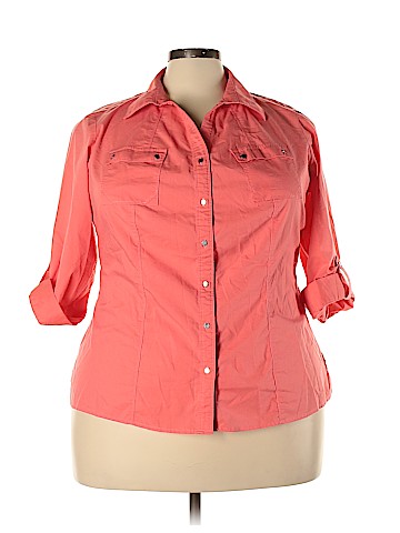 Zac & Rachel 3/4 Sleeve Button-Down Shirt (view 1)