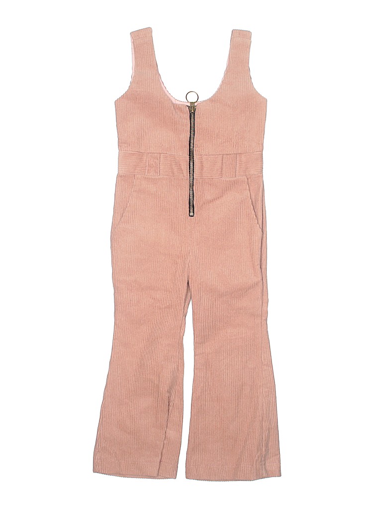 Assorted Brands 100% Cotton Solid Pink Jumpsuit Size 2 - 3 - photo 1