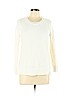 Ann Taylor LOFT Outlet White Pullover Sweater Size L - photo 1