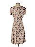 Leif Notes 100% Viscose Tan Casual Dress Size S - photo 2