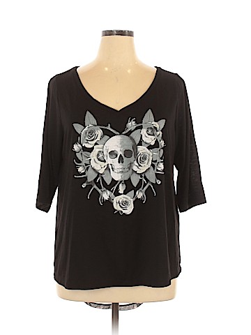 Torrid 3/4 Sleeve Top (view 1)