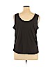Unbranded 100% Polyester Black Tank Top Size 2X - photo 2