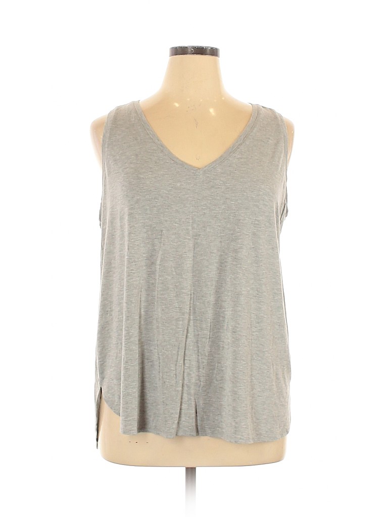 Sejour Gray Tank Top Size 2X - photo 1