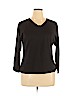 Secret Treasures Black Long Sleeve Top Size 2X - photo 1