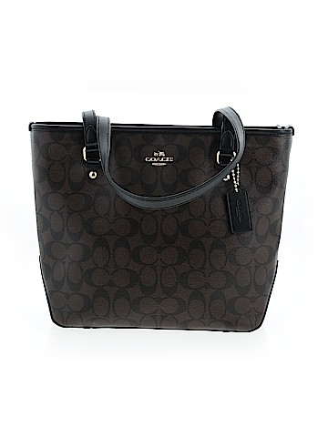 Coach Leather Tote (view 1)