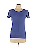 Ann Taylor LOFT Blue Short Sleeve Top Size L - photo 1
