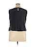 Jones New York 100% Silk Gray Sleeveless Silk Top Size 16 - photo 2