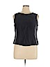 Jones New York 100% Silk Gray Sleeveless Silk Top Size 16 - photo 1