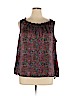 Coldwater Creek 100% Polyester Burgundy Sleeveless Blouse Size 1X - photo 1